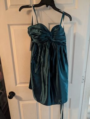 New Satin Spaghetti Strap Dress